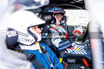 2024-04-18 - MARGAILLAN Hugo, SILVESTRE Corentin, Huyndai I20N, ambiance during the Rallye Rhône Charbonnières 2024, 2nd round of the Championnat de France des Rallyes 2024, from April 18 to 20 in Charbonnières-les-Bains, France - AUTO - RALLYE RHONE CHARBONNIERES 2024 - RALLY - MOTORS