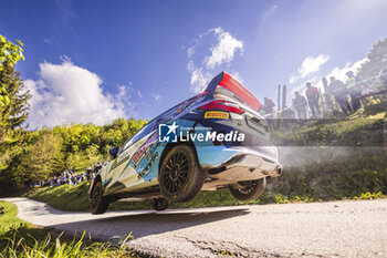 2024-04-19 - 47 Jan POKOS, Vili OŠLAJ, Ford Fiesta Rally3, action during the Croatia Rally 2024, 4th round of the 2024 WRC World Rally Car Championship, from April 18 to 21, 2024 at Zagreb, Croatia - AUTO - WRC - CROATIA RALLY 2024 - RALLY - MOTORS