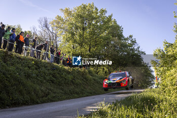 2024-04-19 - 09 MIKKELSEN Andreas, ERIKSEN Torstein, Hyundai I20 Rally1, action during the Croatia Rally 2024, 4th round of the 2024 WRC World Rally Car Championship, from April 18 to 21, 2024 at Zagreb, Croatia - AUTO - WRC - CROATIA RALLY 2024 - RALLY - MOTORS