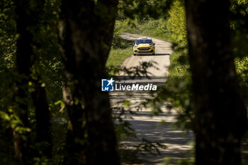 2024-04-19 - 55 Petr BORODIN, Roman CHEPRASSOV, Ford Fiesta Rally3, action during the Croatia Rally 2024, 4th round of the 2024 WRC World Rally Car Championship, from April 18 to 21, 2024 at Zagreb, Croatia - AUTO - WRC - CROATIA RALLY 2024 - RALLY - MOTORS