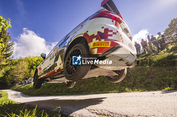 2024-04-19 - 46 Viliam PRODAN, Marko STIPERSKI, Ford Fiesta Rally3, action during the Croatia Rally 2024, 4th round of the 2024 WRC World Rally Car Championship, from April 18 to 21, 2024 at Zagreb, Croatia - AUTO - WRC - CROATIA RALLY 2024 - RALLY - MOTORS