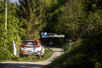 2024-04-19 - 46 Viliam PRODAN, Marko STIPERSKI, Ford Fiesta Rally3, action during the Croatia Rally 2024, 4th round of the 2024 WRC World Rally Car Championship, from April 18 to 21, 2024 at Zagreb, Croatia - AUTO - WRC - CROATIA RALLY 2024 - RALLY - MOTORS