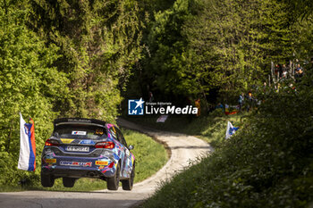 2024-04-19 - 66 Bruno BULACIA, Gabriel MORALES, Ford Fiesta Rally3, action during the Croatia Rally 2024, 4th round of the 2024 WRC World Rally Car Championship, from April 18 to 21, 2024 at Zagreb, Croatia - AUTO - WRC - CROATIA RALLY 2024 - RALLY - MOTORS