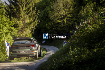 2024-04-19 - 31 GREENSMITH Gus, ANDERSSON Jonas, Skoda Fabia RS Rally2, action during the Croatia Rally 2024, 4th round of the 2024 WRC World Rally Car Championship, from April 18 to 21, 2024 at Zagreb, Croatia - AUTO - WRC - CROATIA RALLY 2024 - RALLY - MOTORS