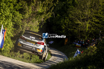 2024-04-19 - 32 CREIGHTON William, REGAN Liam, Ford Fiesta Mk II Rally2,action during the Croatia Rally 2024, 4th round of the 2024 WRC World Rally Car Championship, from April 18 to 21, 2024 at Zagreb, Croatia - AUTO - WRC - CROATIA RALLY 2024 - RALLY - MOTORS