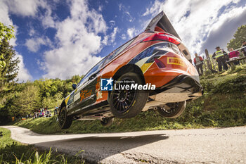 2024-04-19 - 58 Max SMART, Cameron FAIR, Fiesta Rally3, action during the Croatia Rally 2024, 4th round of the 2024 WRC World Rally Car Championship, from April 18 to 21, 2024 at Zagreb, Croatia - AUTO - WRC - CROATIA RALLY 2024 - RALLY - MOTORS