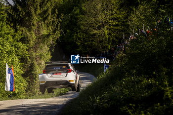 2024-04-19 - 30 YAMAMOTO Yuki, SALMINEN Marko, Toyota Yaris Rally2, action during the Croatia Rally 2024, 4th round of the 2024 WRC World Rally Car Championship, from April 18 to 21, 2024 at Zagreb, Croatia - AUTO - WRC - CROATIA RALLY 2024 - RALLY - MOTORS