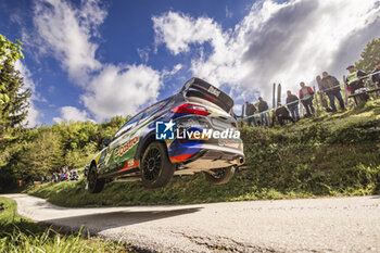 2024-04-19 - 67 Ali TÜRKKAN, Burak ERDENER, Fiesta Rally3, action during the Croatia Rally 2024, 4th round of the 2024 WRC World Rally Car Championship, from April 18 to 21, 2024 at Zagreb, Croatia - AUTO - WRC - CROATIA RALLY 2024 - RALLY - MOTORS