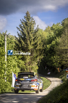 2024-04-19 - 62 Roberto BLACH, Mauro BARREIRO, Ford Fiesta Rally3, action during the Croatia Rally 2024, 4th round of the 2024 WRC World Rally Car Championship, from April 18 to 21, 2024 at Zagreb, Croatia - AUTO - WRC - CROATIA RALLY 2024 - RALLY - MOTORS