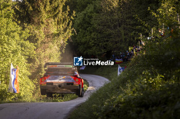 2024-04-19 - 11 NEUVILLE Thierry, WYDAEGHE Martijn, Hyundai I20 Rally1, action during the Croatia Rally 2024, 4th round of the 2024 WRC World Rally Car Championship, from April 18 to 21, 2024 at Zagreb, Croatia - AUTO - WRC - CROATIA RALLY 2024 - RALLY - MOTORS