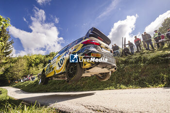 2024-04-19 - 59 Jakub MATULKA, Daniel DYMURSKI, Ford Fiesta Rally3, action during the Croatia Rally 2024, 4th round of the 2024 WRC World Rally Car Championship, from April 18 to 21, 2024 at Zagreb, Croatia - AUTO - WRC - CROATIA RALLY 2024 - RALLY - MOTORS