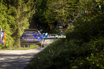 2024-04-19 - 38 Ricardo TRIVIÑO, Diego FUENTES, Skoda Fabia RS Rally2, action during the Croatia Rally 2024, 4th round of the 2024 WRC World Rally Car Championship, from April 18 to 21, 2024 at Zagreb, Croatia - AUTO - WRC - CROATIA RALLY 2024 - RALLY - MOTORS