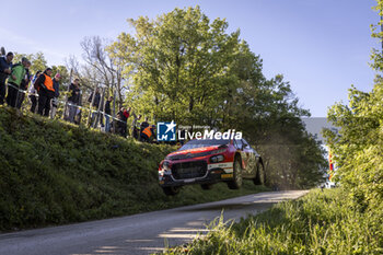 2024-04-19 - 20 ROSSEL Yohan, DUNAND Arnaud, Citroen C3 Rally2, action during the Croatia Rally 2024, 4th round of the 2024 WRC World Rally Car Championship, from April 18 to 21, 2024 at Zagreb, Croatia - AUTO - WRC - CROATIA RALLY 2024 - RALLY - MOTORS