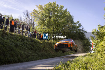 2024-04-19 - 24 LINNAMÄE Georg, MORGAN James, Toyota Yaris Rally2, action during the Croatia Rally 2024, 4th round of the 2024 WRC World Rally Car Championship, from April 18 to 21, 2024 at Zagreb, Croatia - AUTO - WRC - CROATIA RALLY 2024 - RALLY - MOTORS