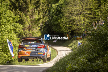 2024-04-19 - 65 José CAPARÓ, Esther GUTIÉRREZ, Fiesta Rally3, action during the Croatia Rally 2024, 4th round of the 2024 WRC World Rally Car Championship, from April 18 to 21, 2024 at Zagreb, Croatia - AUTO - WRC - CROATIA RALLY 2024 - RALLY - MOTORS