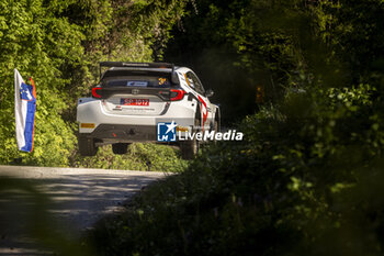 2024-04-19 - 36 KOGURE Hikaru, LUHTINEN Topi, Toyota Yaris Rally2, action during the Croatia Rally 2024, 4th round of the 2024 WRC World Rally Car Championship, from April 18 to 21, 2024 at Zagreb, Croatia - AUTO - WRC - CROATIA RALLY 2024 - RALLY - MOTORS