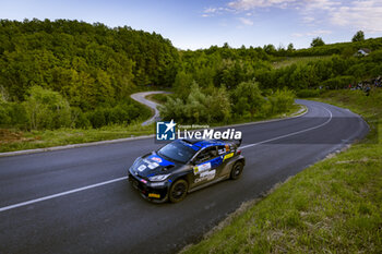 2024-04-19 - 22 PAJARI Sami, MALKONEN Enni, Toyota Yaris Rally2, action during the Croatia Rally 2024, 4th round of the 2024 WRC World Rally Car Championship, from April 18 to 21, 2024 at Zagreb, Croatia - AUTO - WRC - CROATIA RALLY 2024 - RALLY - MOTORS