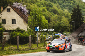 2024-04-20 - 09 MIKKELSEN Andreas, ERIKSEN Torstein, Hyundai I20 Rally1, action during the Croatia Rally 2024, 4th round of the 2024 WRC World Rally Car Championship, from April 18 to 21, 2024 at Zagreb, Croatia - AUTO - WRC - CROATIA RALLY 2024 - RALLY - MOTORS