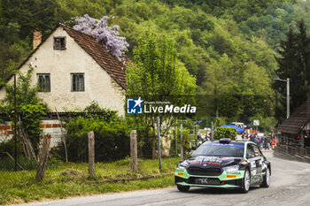 2024-04-20 - 31 GREENSMITH Gus, ANDERSSON Jonas, Skoda Fabia RS Rally2, action during the Croatia Rally 2024, 4th round of the 2024 WRC World Rally Car Championship, from April 18 to 21, 2024 at Zagreb, Croatia - AUTO - WRC - CROATIA RALLY 2024 - RALLY - MOTORS