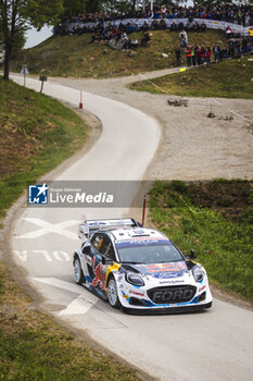2024-04-20 - 13 MUNSTER Gregoire, LOUKA Louis, Ford Puma Rally1, action during the Croatia Rally 2024, 4th round of the 2024 WRC World Rally Car Championship, from April 18 to 21, 2024 at Zagreb, Croatia - AUTO - WRC - CROATIA RALLY 2024 - RALLY - MOTORS
