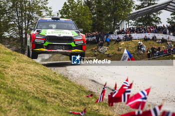 2024-04-20 - 37 Armin KREMER, Ella KREMER, Skoda Fabia RS Rally2, action during the Croatia Rally 2024, 4th round of the 2024 WRC World Rally Car Championship, from April 18 to 21, 2024 at Zagreb, Croatia - AUTO - WRC - CROATIA RALLY 2024 - RALLY - MOTORS