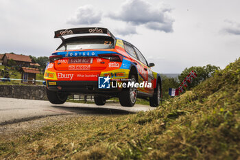 2024-04-20 - 21 LOPEZ Pepe, VAZQUEZ David, Skoda Fabia RS Rally2, action during the Croatia Rally 2024, 4th round of the 2024 WRC World Rally Car Championship, from April 18 to 21, 2024 at Zagreb, Croatia - AUTO - WRC - CROATIA RALLY 2024 - RALLY - MOTORS