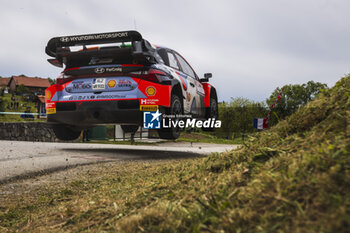 2024-04-20 - 08 TANAK Ott, JARVEOJA Martin, Hyundai I20 Rally1, action during the Croatia Rally 2024, 4th round of the 2024 WRC World Rally Car Championship, from April 18 to 21, 2024 at Zagreb, Croatia - AUTO - WRC - CROATIA RALLY 2024 - RALLY - MOTORS