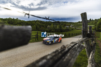 2024-04-20 - 65 José CAPARÓ, Esther GUTIÉRREZ, Fiesta Rally3, action during the Croatia Rally 2024, 4th round of the 2024 WRC World Rally Car Championship, from April 18 to 21, 2024 at Zagreb, Croatia - AUTO - WRC - CROATIA RALLY 2024 - RALLY - MOTORS