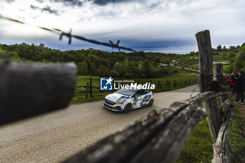 2024-04-20 - 57 Norbert MAIOR, Francesca MAIOR, Ford Fiesta Rally3, action during the Croatia Rally 2024, 4th round of the 2024 WRC World Rally Car Championship, from April 18 to 21, 2024 at Zagreb, Croatia - AUTO - WRC - CROATIA RALLY 2024 - RALLY - MOTORS