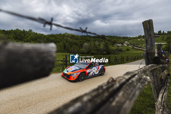 2024-04-20 - 09 MIKKELSEN Andreas, ERIKSEN Torstein, Hyundai I20 Rally1, action during the Croatia Rally 2024, 4th round of the 2024 WRC World Rally Car Championship, from April 18 to 21, 2024 at Zagreb, Croatia - AUTO - WRC - CROATIA RALLY 2024 - RALLY - MOTORS