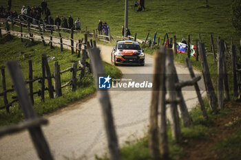2024-04-20 - 50 Romet JÜRGENSON, Siim OJA, Ford Fiesta Rally3, action during the Croatia Rally 2024, 4th round of the 2024 WRC World Rally Car Championship, from April 18 to 21, 2024 at Zagreb, Croatia - AUTO - WRC - CROATIA RALLY 2024 - RALLY - MOTORS