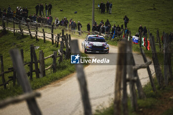 2024-04-20 - 28 MIELE Mauro, BELTRAME LUCA, Skoda Fabia RS Rally2, action during the Croatia Rally 2024, 4th round of the 2024 WRC World Rally Car Championship, from April 18 to 21, 2024 at Zagreb, Croatia - AUTO - WRC - CROATIA RALLY 2024 - RALLY - MOTORS