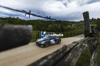 2024-04-20 - 22 PAJARI Sami, MALKONEN Enni, Toyota Yaris Rally2, action during the Croatia Rally 2024, 4th round of the 2024 WRC World Rally Car Championship, from April 18 to 21, 2024 at Zagreb, Croatia - AUTO - WRC - CROATIA RALLY 2024 - RALLY - MOTORS