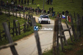2024-04-20 - 30 YAMAMOTO Yuki, SALMINEN Marko, Toyota Yaris Rally2, action during the Croatia Rally 2024, 4th round of the 2024 WRC World Rally Car Championship, from April 18 to 21, 2024 at Zagreb, Croatia - AUTO - WRC - CROATIA RALLY 2024 - RALLY - MOTORS