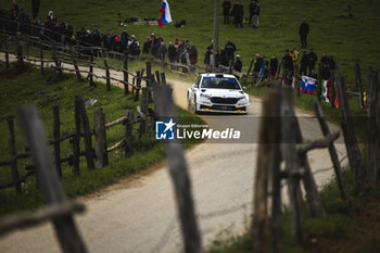 2024-04-20 - 34 BRYNILDSEN Eyvind, LISTERUD Jørn, Skoda Fabia RS Rally2, action during the Croatia Rally 2024, 4th round of the 2024 WRC World Rally Car Championship, from April 18 to 21, 2024 at Zagreb, Croatia - AUTO - WRC - CROATIA RALLY 2024 - RALLY - MOTORS