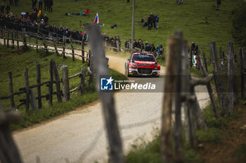 2024-04-20 - 20 ROSSEL Yohan, DUNAND Arnaud, Citroen C3 Rally2, action during the Croatia Rally 2024, 4th round of the 2024 WRC World Rally Car Championship, from April 18 to 21, 2024 at Zagreb, Croatia - AUTO - WRC - CROATIA RALLY 2024 - RALLY - MOTORS