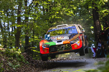 2024-04-21 - 08 TANAK Ott, JARVEOJA Martin, Hyundai I20 Rally1, action during the Croatia Rally 2024, 4th round of the 2024 WRC World Rally Car Championship, from April 18 to 21, 2024 at Zagreb, Croatia - AUTO - WRC - CROATIA RALLY 2024 - RALLY - MOTORS