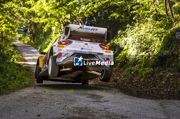 2024-04-21 - 13 MUNSTER Gregoire, LOUKA Louis, Ford Puma Rally1, action during the Croatia Rally 2024, 4th round of the 2024 WRC World Rally Car Championship, from April 18 to 21, 2024 at Zagreb, Croatia - AUTO - WRC - CROATIA RALLY 2024 - RALLY - MOTORS