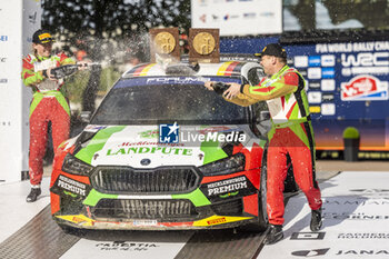 2024-04-21 - podium, portrait during the Croatia Rally 2024, 4th round of the 2024 WRC World Rally Car Championship, from April 18 to 21, 2024 at Zagreb, Croatia - AUTO - WRC - CROATIA RALLY 2024 - RALLY - MOTORS