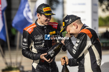 2024-04-21 - Taylor GILL, Daniel BRKIC, Ford Fiesta Rally3, podium, portrait during the Croatia Rally 2024, 4th round of the 2024 WRC World Rally Car Championship, from April 18 to 21, 2024 at Zagreb, Croatia - AUTO - WRC - CROATIA RALLY 2024 - RALLY - MOTORS