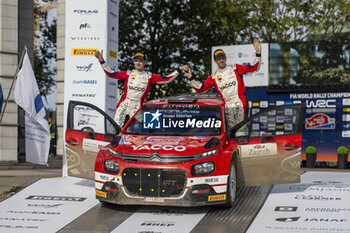 2024-04-21 - ROSSEL Yohan, Citroen C3 Rally2, portrait podium, portrait during the Croatia Rally 2024, 4th round of the 2024 WRC World Rally Car Championship, from April 18 to 21, 2024 at Zagreb, Croatia - AUTO - WRC - CROATIA RALLY 2024 - RALLY - MOTORS