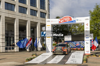 2024-04-21 - 45 KOHN Filip, WOODBURN Tom, Ford Fiesta Rally3, action during the Croatia Rally 2024, 4th round of the 2024 WRC World Rally Car Championship, from April 18 to 21, 2024 at Zagreb, Croatia - AUTO - WRC - CROATIA RALLY 2024 - RALLY - MOTORS