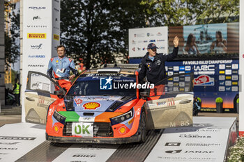 2024-04-21 - TANAK Ott, Hyundai I20 Rally1, portrait podium, portrait during the Croatia Rally 2024, 4th round of the 2024 WRC World Rally Car Championship, from April 18 to 21, 2024 at Zagreb, Croatia - AUTO - WRC - CROATIA RALLY 2024 - RALLY - MOTORS
