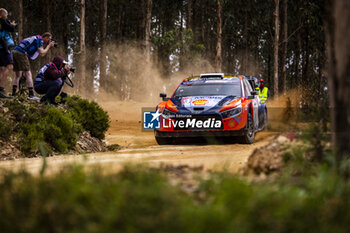 09/05/2024 - 08 TANAK Ott, JARVEOJA Martin, Hyundai I20 Rally1, action during the Rally de Portugal 2024, 5th round of the 2024 WRC World Rally Car Championship, from May 9 to 12, 2024 at Matoshinhos, Portugal - AUTO - WRC - RALLY DE PORTUGAL 2024 - RALLY - MOTORI