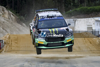 2024-05-09 - 20 SOLBERG Oliver, EDMONDSON Elliott, Skoda Fabia RS Rally2, action during the Rally de Portugal 2024, 5th round of the 2024 WRC World Rally Car Championship, from May 9 to 12, 2024 at Matoshinhos, Portugal - AUTO - WRC - RALLY DE PORTUGAL 2024 - RALLY - MOTORS