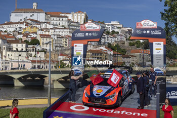 2024-05-09 - 08 TANAK Ott, JARVEOJA Martin, Hyundai I20 Rally1, action during the Rally de Portugal 2024, 5th round of the 2024 WRC World Rally Car Championship, from May 9 to 12, 2024 at Matoshinhos, Portugal - AUTO - WRC - RALLY DE PORTUGAL 2024 - RALLY - MOTORS