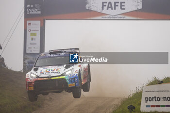 2024-05-12 - 28 SOLANS Jan, SANJUAN Rodrigo, Toyota Yaris Rally2, action during the Rally de Portugal 2024, 5th round of the 2024 WRC World Rally Car Championship, from May 9 to 12, 2024 at Matoshinhos, Portugal - AUTO - WRC - RALLY DE PORTUGAL 2024 - RALLY - MOTORS