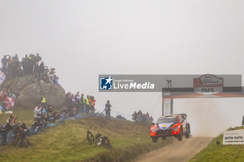 2024-05-12 - 08 TANAK Ott, JARVEOJA Martin, Hyundai I20 Rally1, action during the Rally de Portugal 2024, 5th round of the 2024 WRC World Rally Car Championship, from May 9 to 12, 2024 at Matoshinhos, Portugal - AUTO - WRC - RALLY DE PORTUGAL 2024 - RALLY - MOTORS