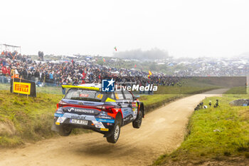 2024-05-12 - 43 Ricardo TEODÓSIO, José TEIXEIRA, Hyundai I2O Rally2, action during the Rally de Portugal 2024, 5th round of the 2024 WRC World Rally Car Championship, from May 9 to 12, 2024 at Matoshinhos, Portugal - AUTO - WRC - RALLY DE PORTUGAL 2024 - RALLY - MOTORS