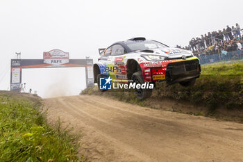 2024-05-12 - 28 SOLANS Jan, SANJUAN Rodrigo, Toyota Yaris Rally2, action during the Rally de Portugal 2024, 5th round of the 2024 WRC World Rally Car Championship, from May 9 to 12, 2024 at Matoshinhos, Portugal - AUTO - WRC - RALLY DE PORTUGAL 2024 - RALLY - MOTORS